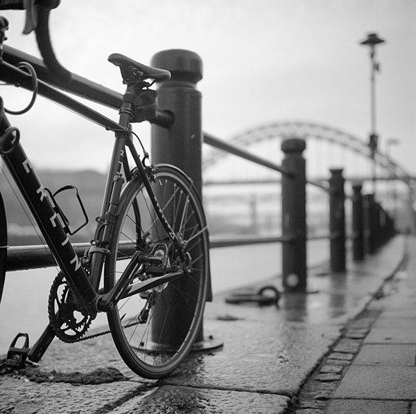 Photograph of Bike on the Tyne by Alex Nichol