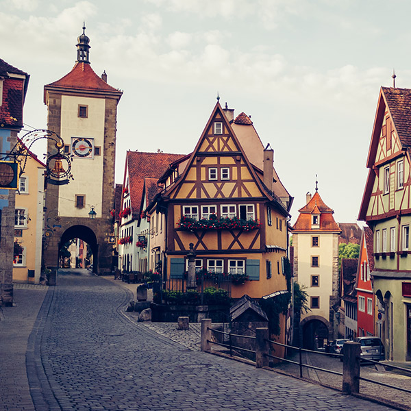 Photograph of Rothenburg ob der Tauber by Alex Nichol