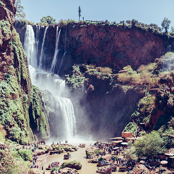 Photograph of Ouzoud Falls by Alex Nichol