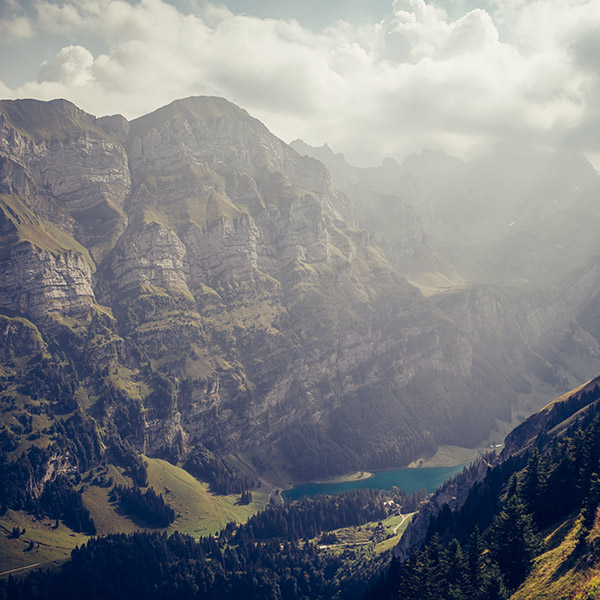Photograph of Ebenalp by Alex Nichol