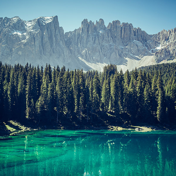 Photograph of Lago di Carezza by Alex Nichol