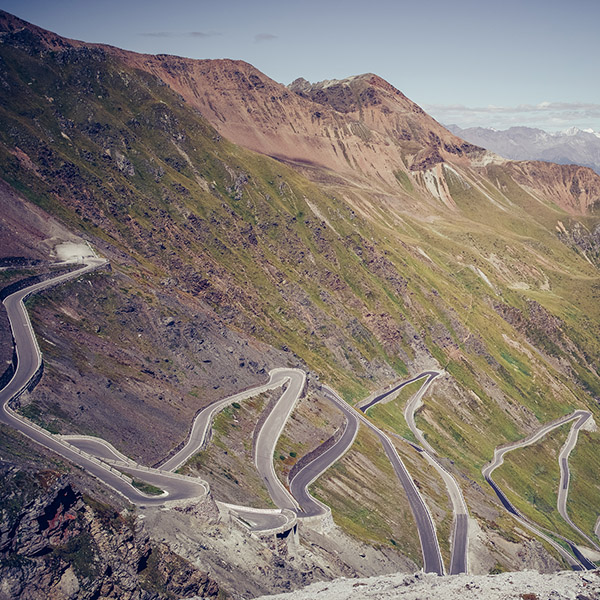 Photograph of Stelvio Pass by Alex Nichol