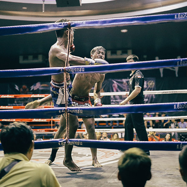 Photograph of Muay Thai in Chiang Mai by Alex Nichol