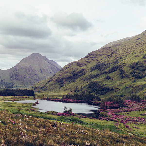 Photograph of Glen Etive by Alex Nichol