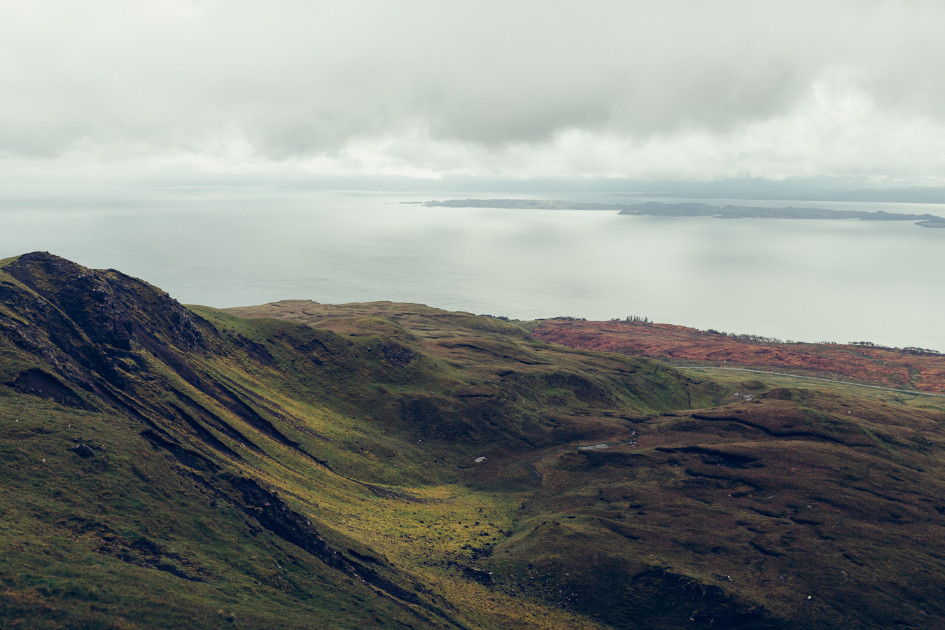 Photograph of the Outer Hebrides from The Old Man of Storr, Isle of Skye