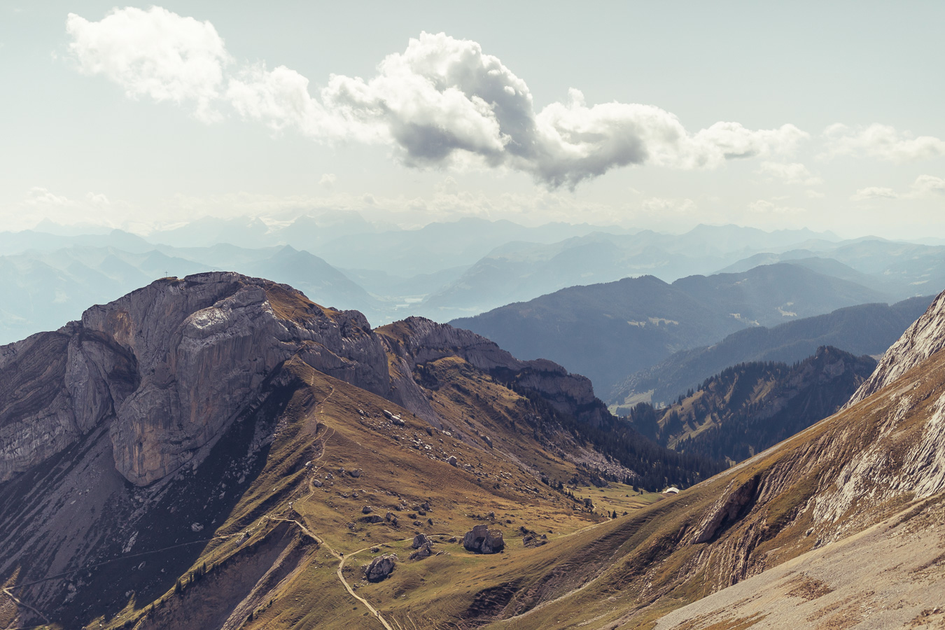 Photograph of Mount Pilatus, Switzerland by Alex Nichol