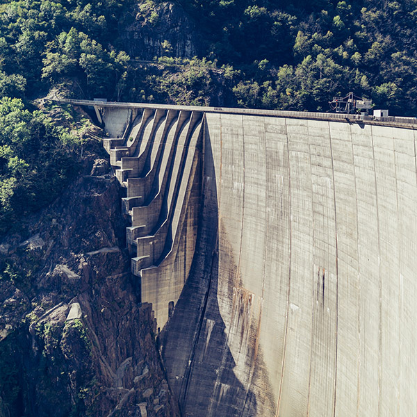 Photograph of Verzasca Dam by Alex Nichol