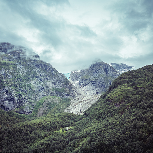 Photograph of Bondhusdalen Glacier by Alex Nichol
