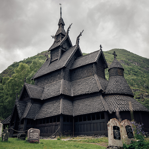 Photograph of Borgund Stavkyrkje by Alex Nichol