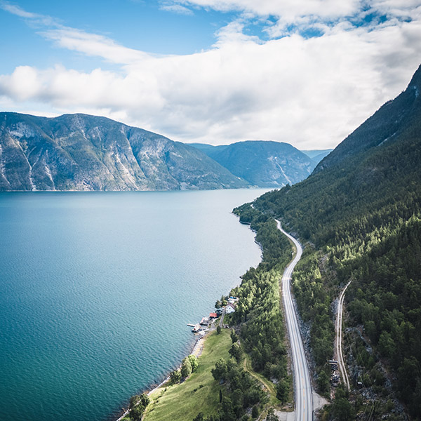 Photograph of Norway from Above by Alex Nichol