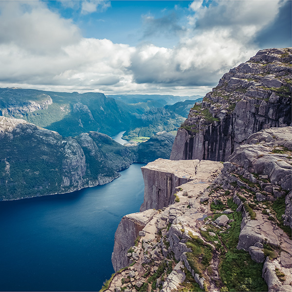 Photograph of Preikestolen by Alex Nichol