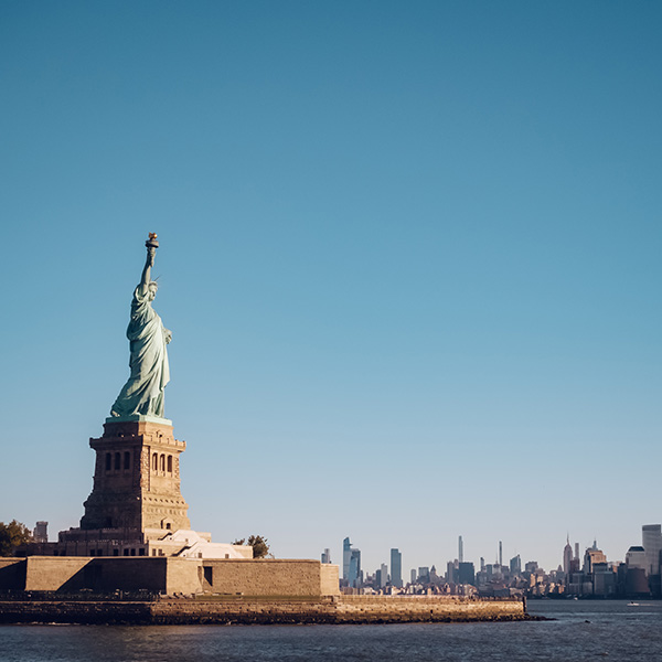 Photograph of Liberty & Ellis Island by Alex Nichol