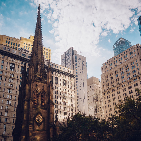 Photograph of Manhattan Financial District by Alex Nichol