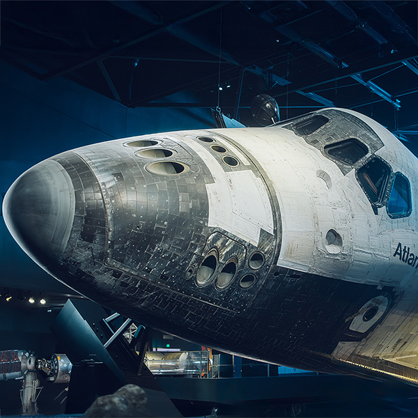 Photograph of Space Shuttle Atlantis by Alex Nichol