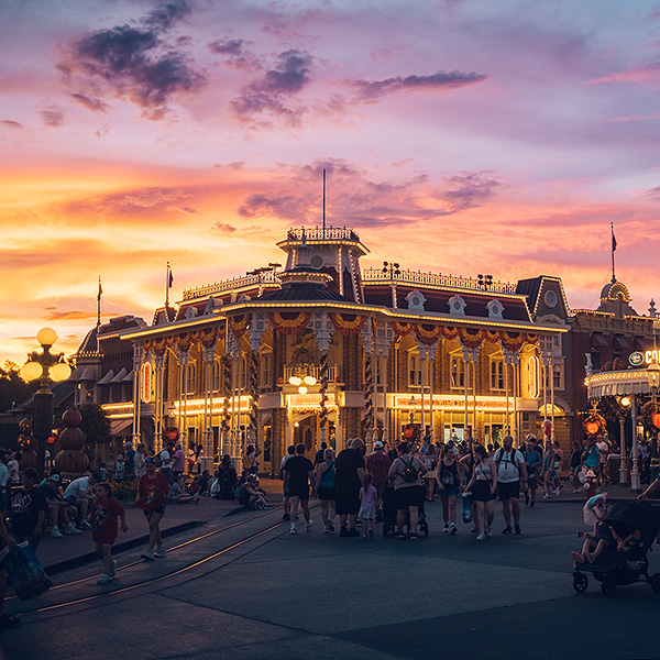 Photograph of Disney by Night by Alex Nichol