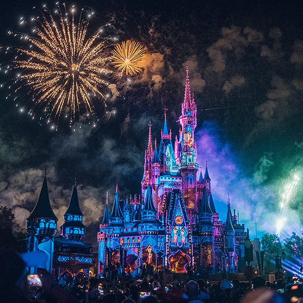 Photograph of Disney Fireworks by Alex Nichol