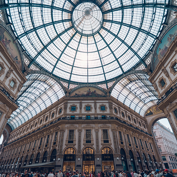 Photograph of Galleria Vittorio Emanuele II by Alex Nichol